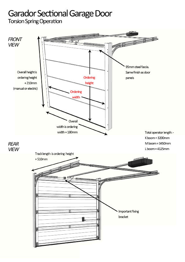 Classic Woodgrain RAL Colour Garador Steel Sectional Garage